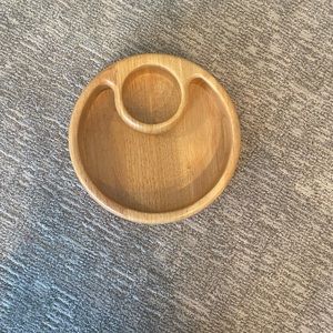 Wooden serving dish
